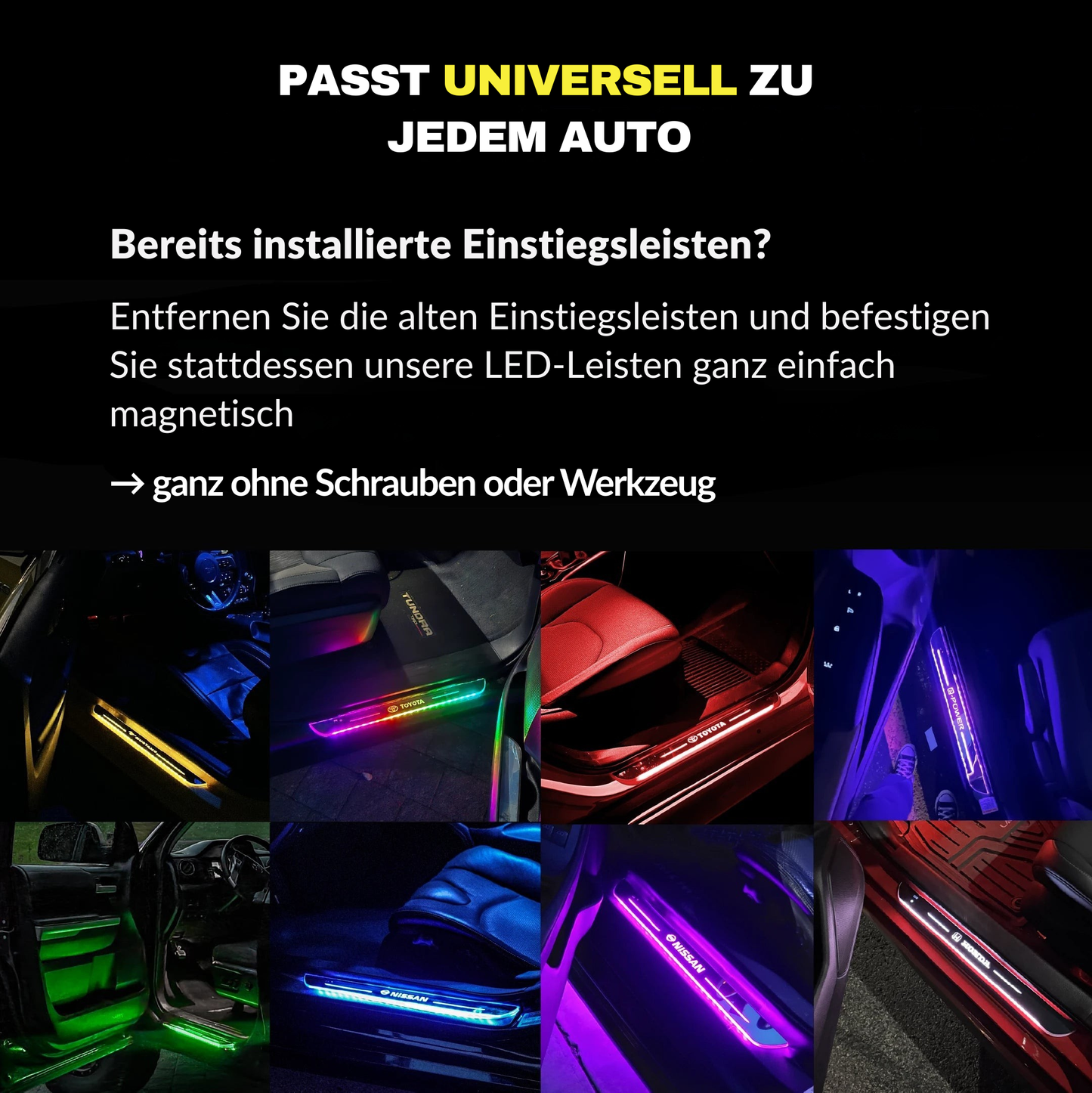 Autolumix LED-Einstiegsleiste